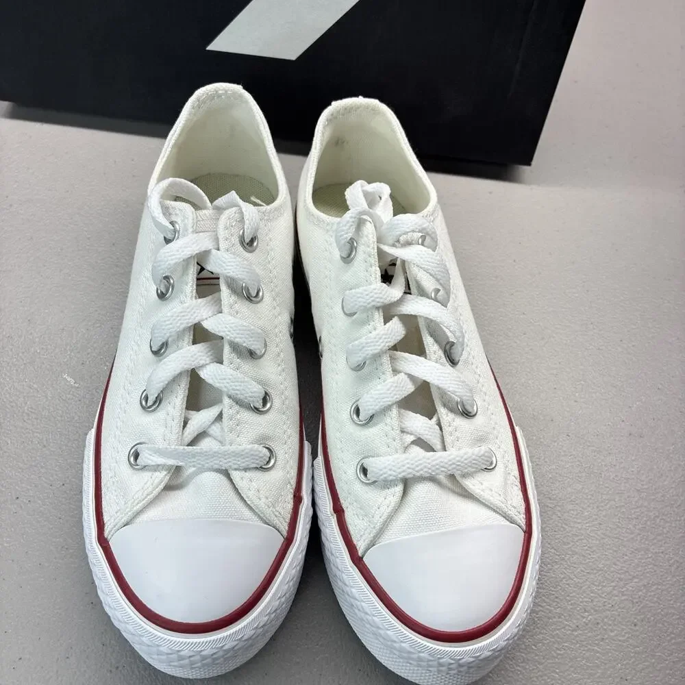 New Converse Canvas All Star CTAS EVA Lift OX Low Top White Kids Size 1 Youth